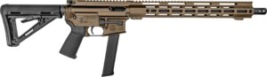 Diamondback DB15 DB1418P061 9mm rifle 16 inch FDE M-LOK handguard Magpul CTR stock