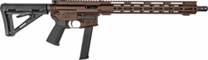 Diamondback DB15 DB1418P071 9mm 16-inch rifle Midnight Bronze Magpul CTR stock