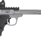 Smith & Wesson Performance Center SW22 Victory 6in Fluted Barrel 22LR pistol with red dot
