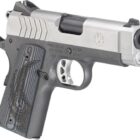 Ruger SR1911 Officer 9mm 3.6-inch stainless slide tungsten gray frame with G-10 grips