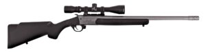 Traditions Outfitter G3 single-shot rifle .35 Whelen 22-inch stainless Cerakote barrel black synthetic stock
