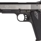 ATI / GSG 1911 .22 LR pistol with 5-inch threaded barrel and bi-tone polished slide