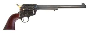 Cimarron Wyatt Earp 10-inch Buntline revolver .45 LC with walnut grip and blued finish