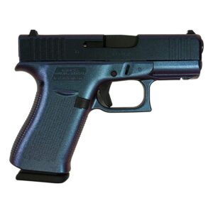 Glock 43X Mongoose Purple 9mm pistol right-side view