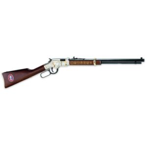 Henry Golden Boy Eagle Scout Tribute lever-action rifle .22 with 20 inch octagon barrel and walnut stock