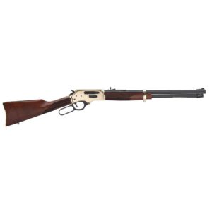 Henry H024-3855 Side Gate lever action rifle .38-55 Winchester 20in blued barrel brass receiver walnut stock