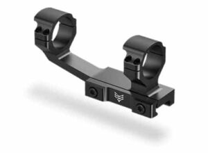 Swampfox Independence AR 30mm cantilever scope mount, matte black, 30mm rings
