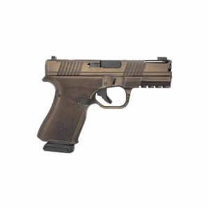 Black Rain Ordnance Frontline+ 9mm pistol Burnt Bronze Battleworn finish