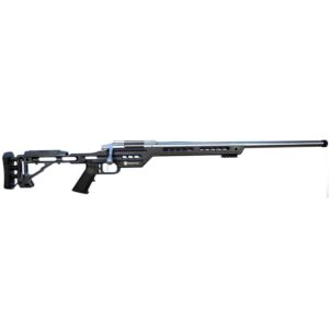 Masterpiece Arms PMR precision bolt-action rifle, 6mm GT, 26-inch match barrel, black competition chassis