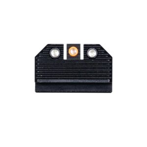 Night Fision Optics Ready Stealth night sights orange front black rear for Glock 43X MOS
