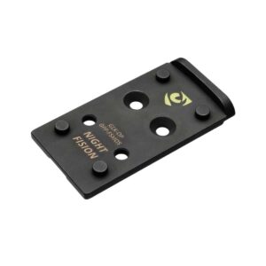 Night Fision NF GLK-OP-DPP-FSMOS optic plate for DeltaPoint Pro to Glock MOS in black