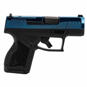 Taurus GX4 9mm micro-compact pistol black frame blue PVD slide with two magazines