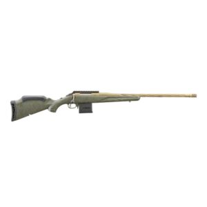 Ruger American Gen II Predator .223 Rem 22in Burnt Bronze Cerakote with Green Splatter Stock
