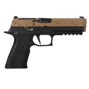 Sig Sauer P320-XTEN Endure 10mm 5 inch topographic Cerakote slide three 15-round magazines