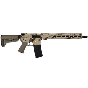 Shark Coast Tactical AR Rifle 5.56 NATO 16-inch barrel Magpul furniture Chocolate Chip