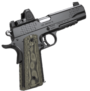 Kimber KHX Custom .45ACP 5-inch black 1911 with Trijicon RMR and G10 magwell grips