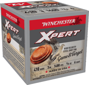 WINCHESTER XPERT STEEL HV 410G 3/8OZ #6 SHT 25RD BX 250RD CASE