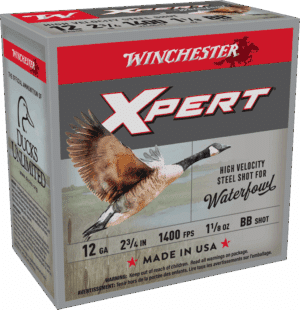 WINCHESTER XPERT STEEL WTRFWL 12G 2-3/4" 1-1/8OZ 25RD