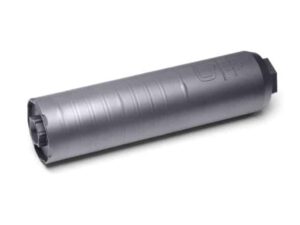Q LLC Southpaw 5.56 Quickie suppressor 6 inch, 1.75 inch diameter, black nitride
