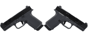 Ruger RXM 9mm pistol, 4-inch Sarasota slide cut, Stealth Gray finish, two 15-round magazines