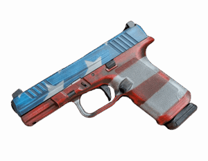 Ruger RXM 9mm 4-inch pistol with American Flag optic-ready finish, Orion Exclusive