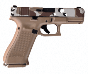 Glock G19X Gen5 Chocolate Chip Slide 9mm pistol with 4.02-inch barrel