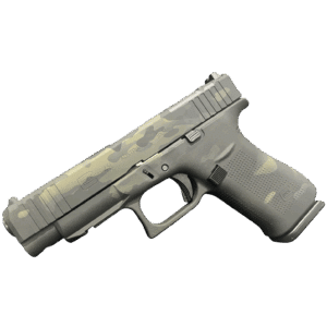 GLOCK 48 MOS Black Multicam 9mm pistol 4.01 inch fixed barrel with two 10-round magazines