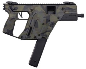 KRISS Vector SDP Gen3 9mm Woodland Delta Camo pistol with 5.5in threaded barrel