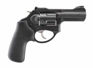 Ruger LCRx 9mm 3 inch revolver matte black with Hogue Tamer grip