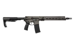 POF Minuteman 5.56 rifle 13.75-inch barrel Tungsten Cerakote 13-inch Renegade rail