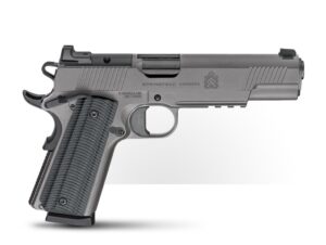 Springfield Armory 1911 Operator .45 ACP 5in Tungsten Gray Cerakote with Green VZ G10 grips