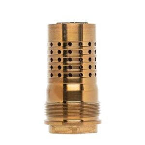 Q LLC Cherry Bomb Rear End muzzle brake mount, black steel finish, 1/2x28 threads