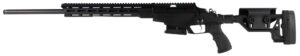 Tikka T3x Tac A1 left-hand 6.5 Creedmoor tactical rifle with black chassis