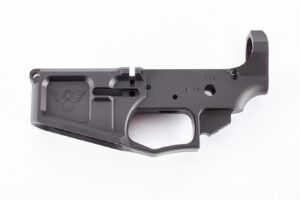 Wilson Combat WC-15 billet lower receiver in Black Armor-Tuff finish
