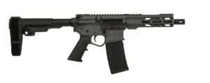 Wise Arms WA-15B 5.56 NATO 7.5 inch Sniper Grey Cerakote pistol with SBA3 brace