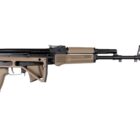 Arsenal SAM7SF 7.62x39 FDE semi-auto rifle with right-side folding stock