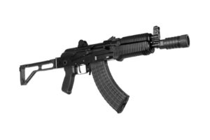 Arsenal AR-M14SF TACT 7.62x39mm rifle right-side folding stock black flash hider