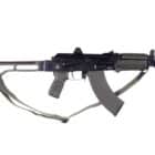 Arsenal AR-M14SF TACT 7.62 x 39mm rifle with 8.5in barrel and right-side folding stock in OD Green