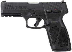 Taurus G3 T.O.R.O. 9mm 4-inch black pistol with black and white US flag holster