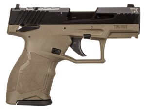 Taurus TX22 Compact OD Green/Black .22 LR pistol right-side view