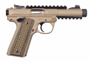 Ruger MK IV 2245 TAC .22 LR pistol side view with 4.4 inch barrel