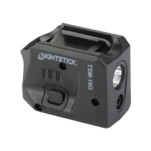 Nightstick TSM-16G subcompact weapon light with green laser for Springfield Armory Hellcat, black