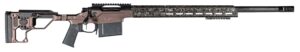 Christensen Arms MPR .338 Lapua Magnum 27-inch carbon fiber rifle with desert brown chassis
