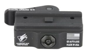 American Defense AD-T1 Aimpoint Micro T1/T2 low quick-release mount in black