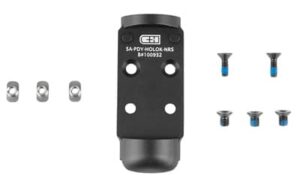 C&H Precision Prodigy optic mounting plate for Holosun 407K/507K on Springfield Prodigy, black anodized