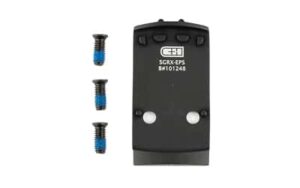 C&H Precision PLT V4 optic mounting plate for Sig P320 RX/AXG to HOLO EPS, black