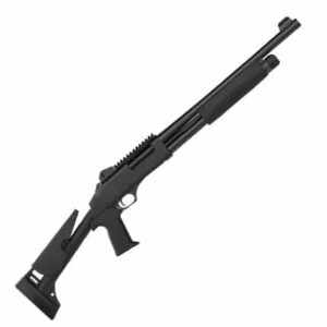 Dickinson TAC4 ST 12 Gauge 18.5 inch pump shotgun, black finish, Picatinny rail