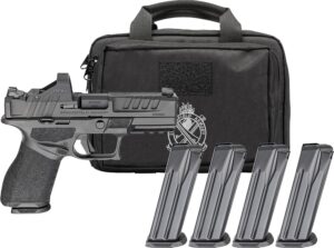 Springfield Armory Echelon 4.0C 9mm pistol with Viridian RFX11 and four magazines