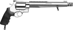 Smith & Wesson Performance Center 460XVR stainless revolver with 7.5 inch barrel and HiViz fiber optic front sight