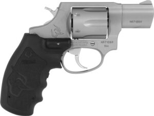 Taurus 856VL stainless 2-inch revolver with Viridian red laser grip and 6-round cylinder